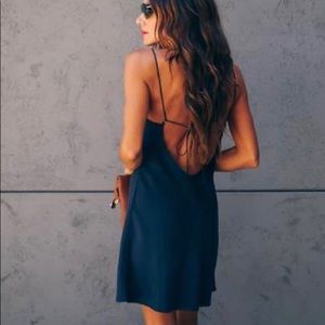 Vici collection Mallory Cowl Neck Mini Dress